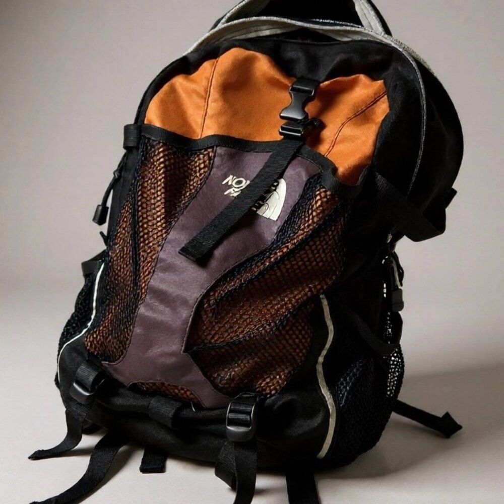 The North Face Recon Backpack – Orange & Black, Gently Used